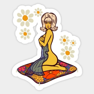 Groovy Babe Sticker